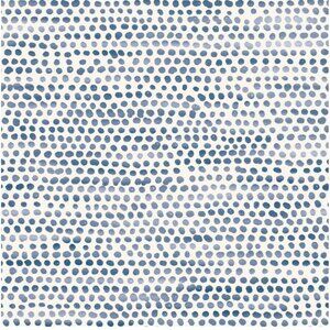 Tempaper Wallpaper Peel & Stick Removable Moire Dots Dot Blue Moon 5322 LV Roll